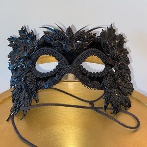 Black Masquerade mask NEW